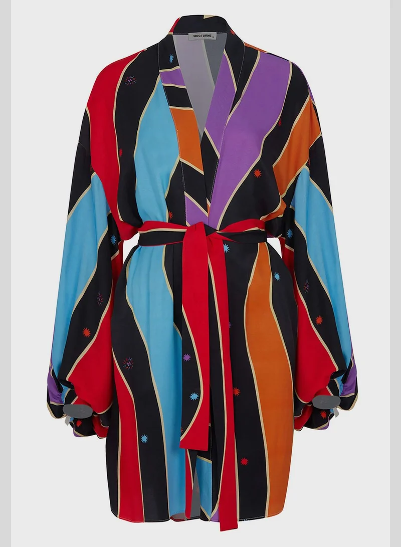 Nocturne Balloon Sleeve Kimono