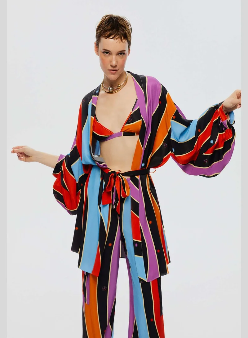 Nocturne Balloon Sleeve Kimono