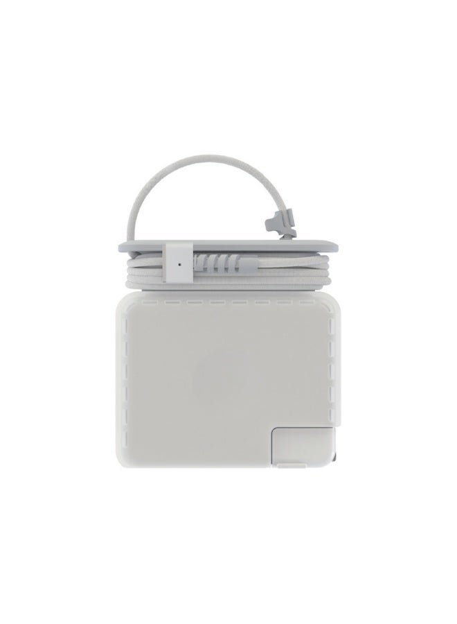 WinCheer منظم أسلاك متوافق مع شاحن Macbook Pro، حقيبة واقية لمحول الطاقة Magsafe USB-C، كابل شحن Mac، ملف أسلاك لإدارة الكابلات، للسفر، الكمبيوتر المحمول، ملحقات Mac - Image 1
