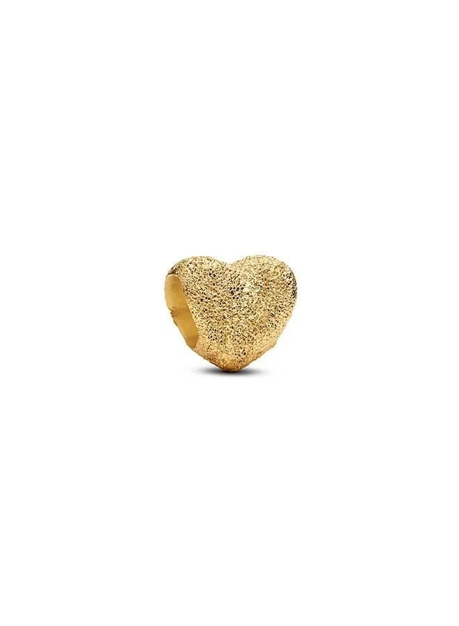 PANDORA Textured Heart Mini Charm