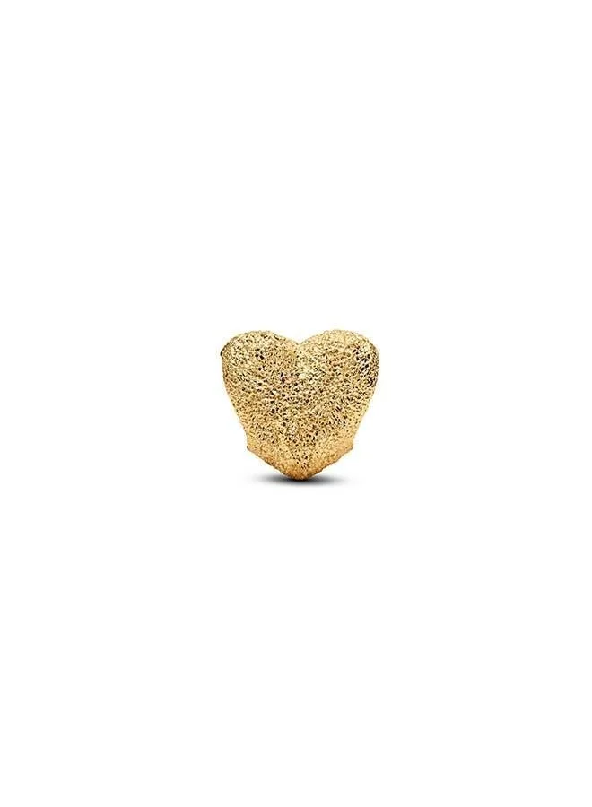 PANDORA Textured Heart Mini Charm