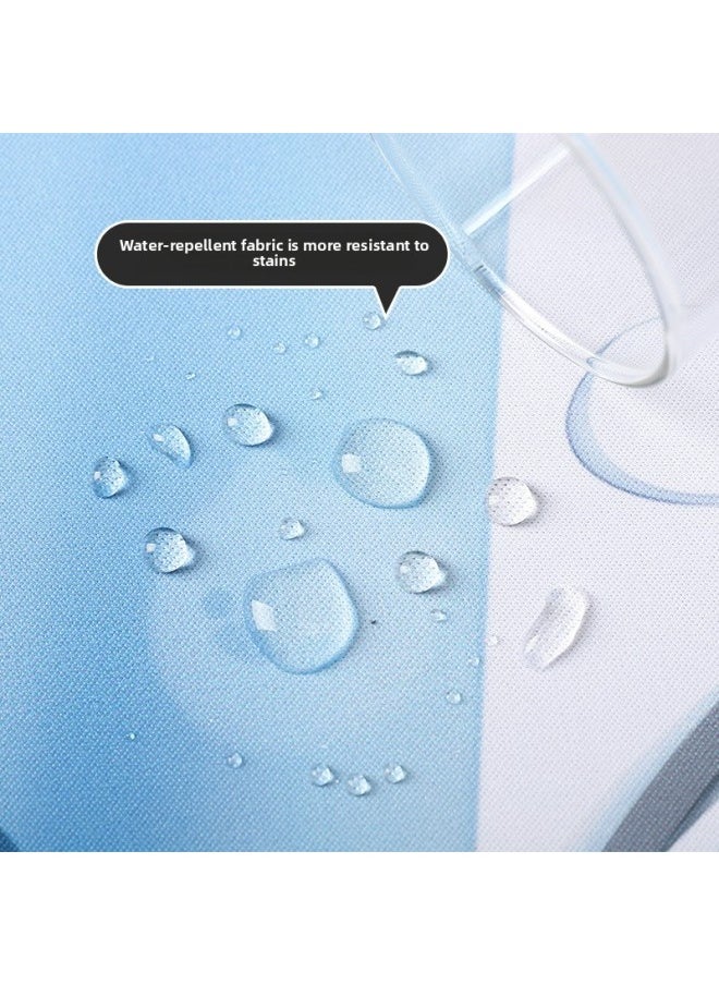 Cartoon Anime Cat Feather Shizuku Mouse Pad Game Mat Small Size Computer Table Mat Precision Lock Edge Desk Mat Mat-Color:700*300*3mm-Pattern:F-A3-17