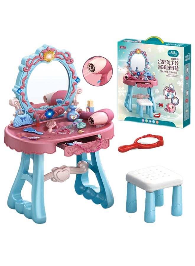Children's Play House Toys Supermarket Cash Register Raffle Machine Ice Cream Car Girls Play House Kindergarten Gift Toys-Color:Gourmet Paradise - Image 2