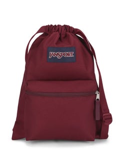 Drawsack Drawstring Bag with Adjustable Shoulder Straps,14L, 0.19kg - Russet Red