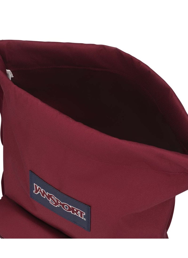 JANSPORT Drawsack Drawstring Bag with Adjustable Shoulder Straps,14L, 0.19kg - Russet Red  - Image 5