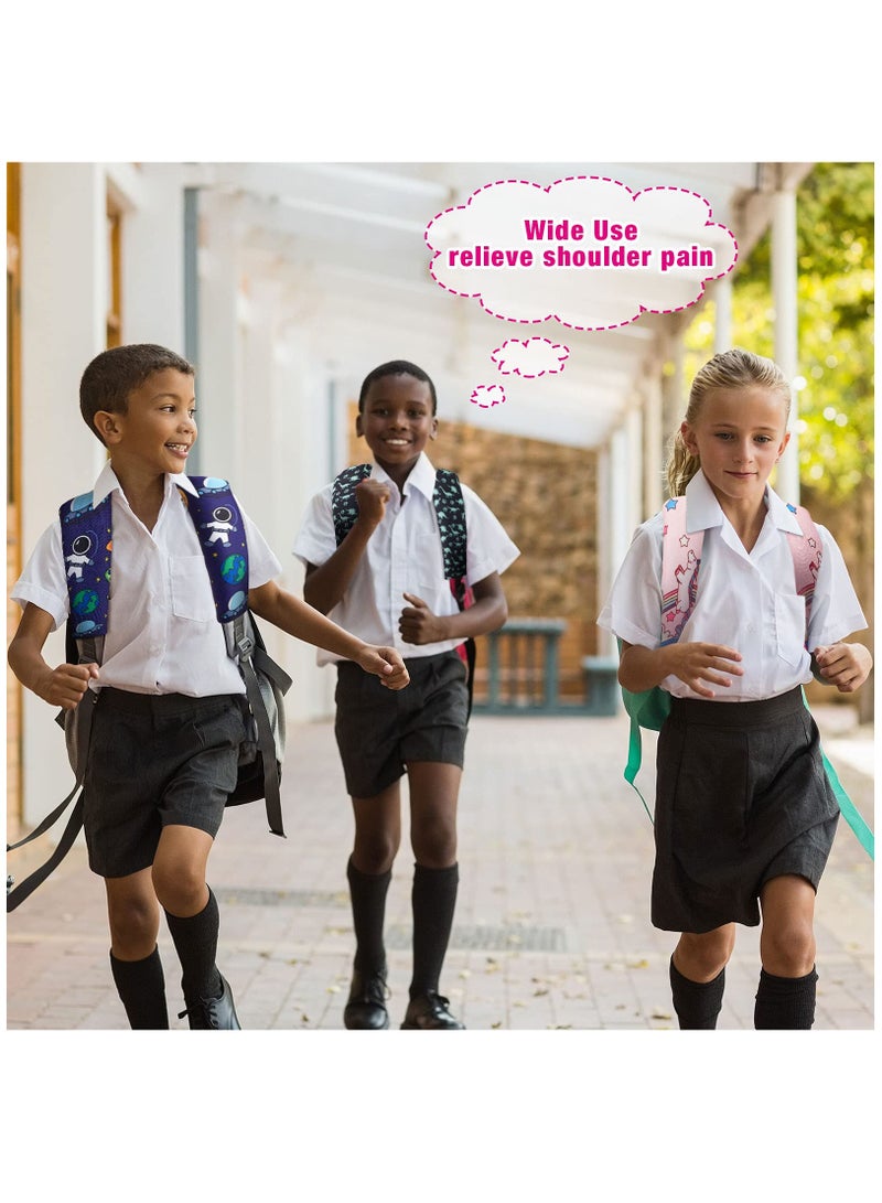 Captaintech Kids Car Seat Belt Covers - Soft Shoulder Pads for Baby and Kids, Comfortable Seatbelt Cushions for Boys and Girls (4 Pack) - Ideal for Car Seats and Travel Safety. - Image 5