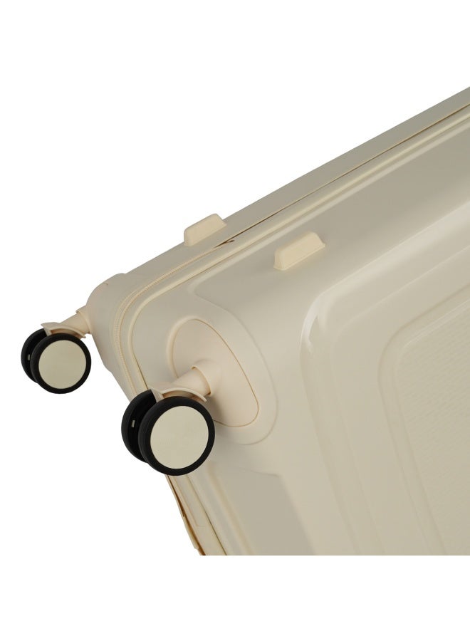 Eagle Express Clifton PP Hard Trolley Luggage - 1 Piece - 28 inch - Snow White - Durable Polypropylene Suitcase - 1-Year Warranty - Image 5