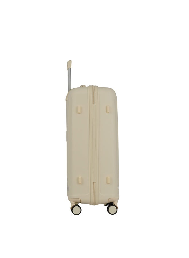 Eagle Express Clifton PP Hard Trolley Luggage - 1 Piece - 28 inch - Snow White - Durable Polypropylene Suitcase - 1-Year Warranty - Image 4