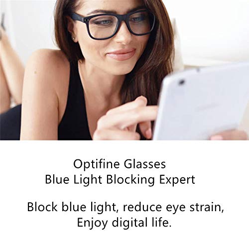 OPTIFINE Reading Glasses Anti Blue Light Blocking Reader Oversized Frame for Women Men for Mid Big Face Anti Eyestains Tortoise 0 - Image 3