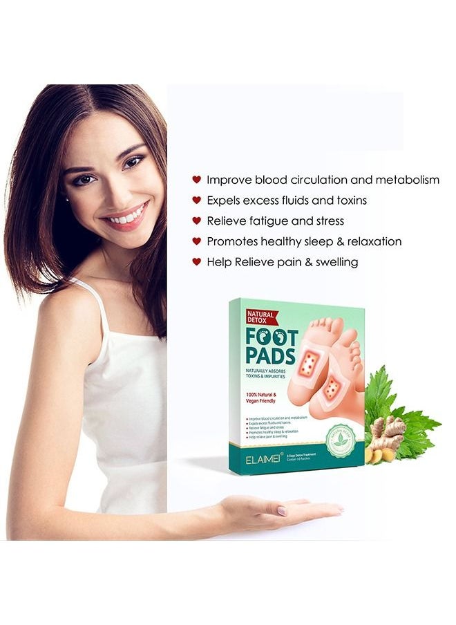 Elaimei 10-Piece Cleansing Detox Foot Pads  - Image 2
