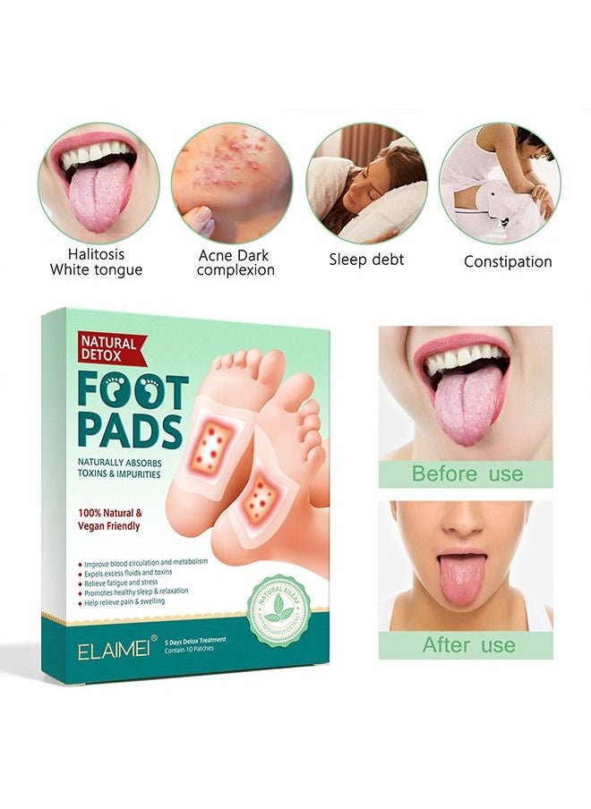 Elaimei 10-Piece Cleansing Detox Foot Pads  - Image 4