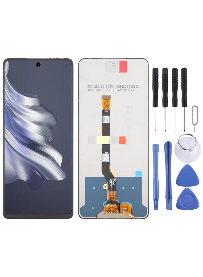 erorex Replacement For Tecno Pova 6 Neo OEM LCD Screen with Digitizer Full Assembly - Image 1