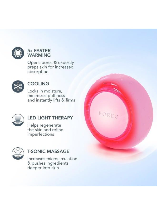 FOREO UFO 2 Supercharged Face Mask - Warming - Face Moisturizer - Dark Spot & Acne Scar Treatment for Face - Anti Aging – Nourishing - Pearl Pink - Image 3