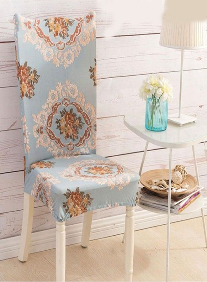 رافين غرفة الطعام مأدبة الزفاف سميكة كرسي غطاء عالية الظهر مرنة تمتد كرسي Slipcover - Image 1