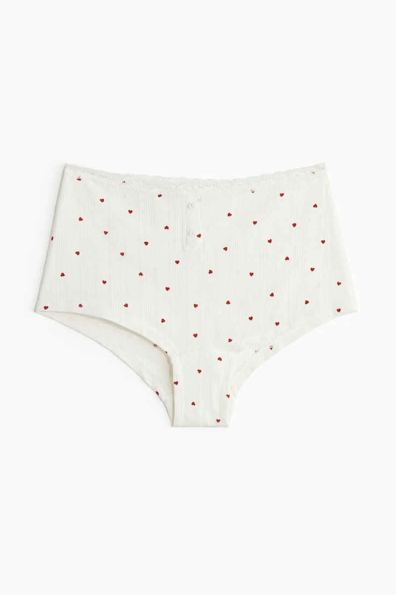 H&M Cotton pointelle shortie briefs