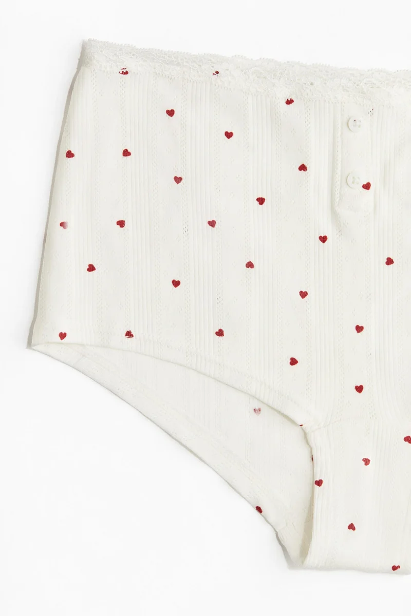 H&M Cotton pointelle shortie briefs