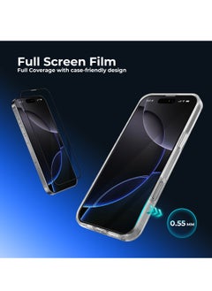 Maxwell 3D Vista Privacy Anti-Peep HD Screen Protector Compatible with iPhone 16 Pro Privacy Protection Anti-Static, Oleophobic Coating, Anti-Dust, Easy to Install, Non Bubble Installation - pzsku/Z50FE85E68B13AB150B85Z/45/_/1740639135/8c316fa6-b083-4102-aeb5-2ef44feee422