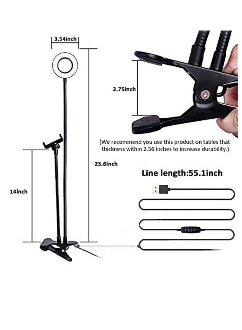 Yuwell Selfie Ring Light Stand For Live Stream Video Call And Taking Pictures Flexible Light For All Mobiles Selfie Light - Image 4