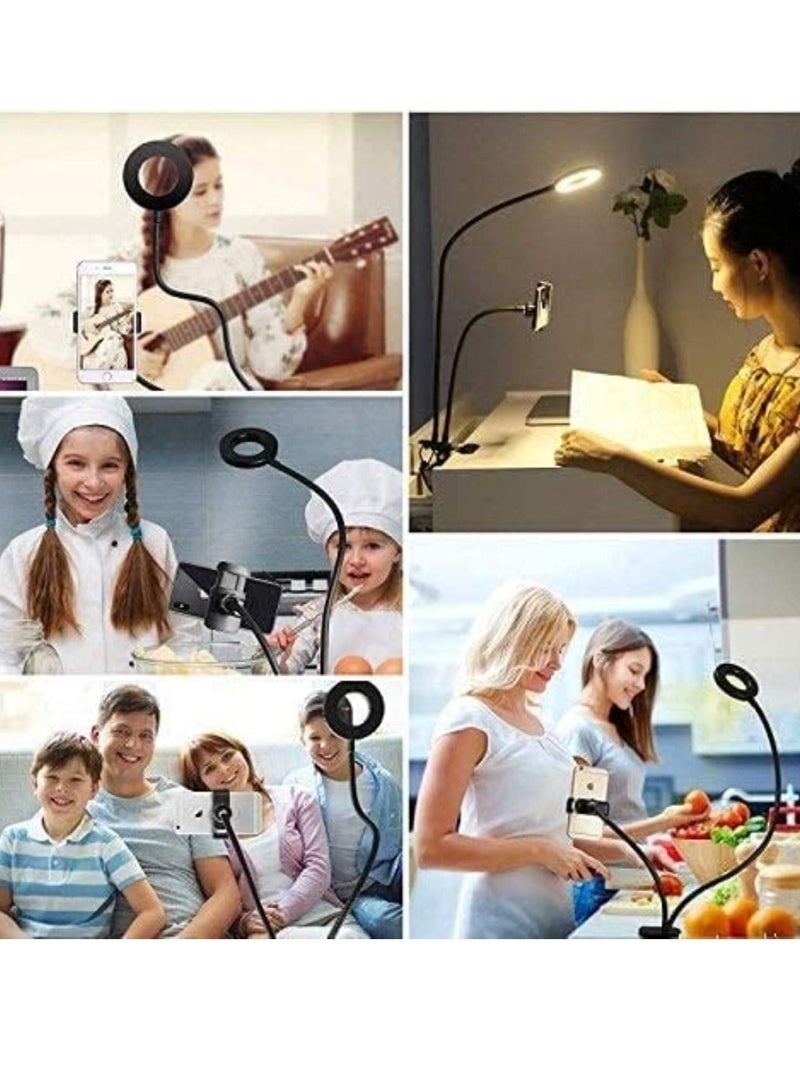 Yuwell Selfie Ring Light Stand For Live Stream Video Call And Taking Pictures Flexible Light For All Mobiles Selfie Light - Image 2