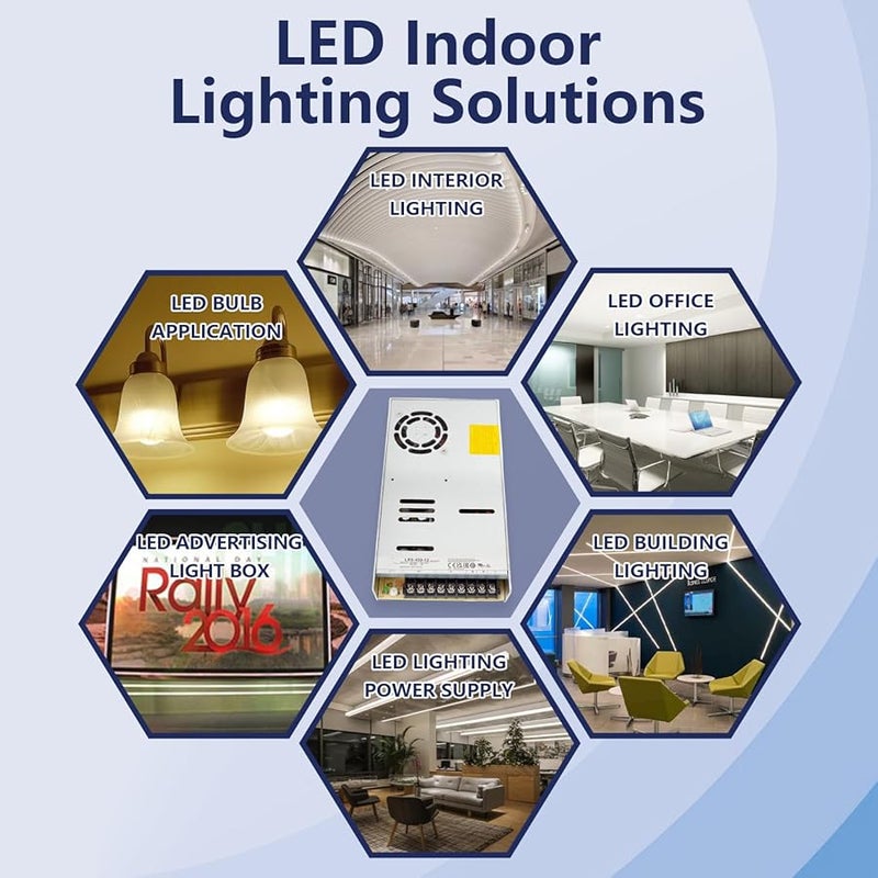 DYSGLOBAL LRS 450W AC DC Power Supply 12V 37.5A Single Output For Industrial Automation - Image 5