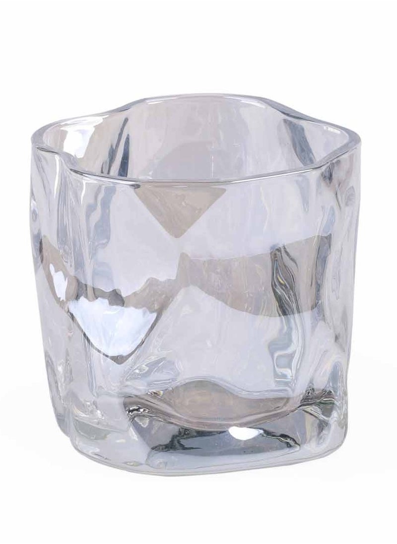 Prickly Pear Rock Twisted Iridescent Short Glass  - Image 1