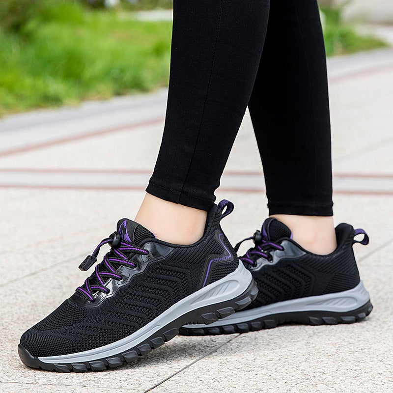 Middle-Aged Sports Shoes, , Middle-Aged And Elderly Walking Shoes, Breathable Soft-Soled Mesh Daily Casual Shoes, Parents' Running Shoes - Image 3