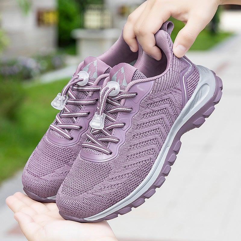Middle-Aged Sports Shoes, , Middle-Aged And Elderly Walking Shoes, Breathable Soft-Soled Mesh Daily Casual Shoes, Parents' Running Shoes - Image 4