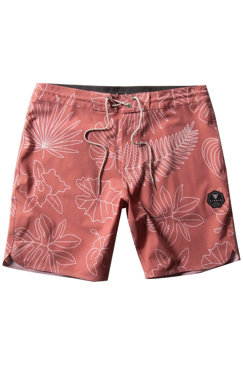 Vissla Tropical Pleasures 18.5" Swimshort Plumeria