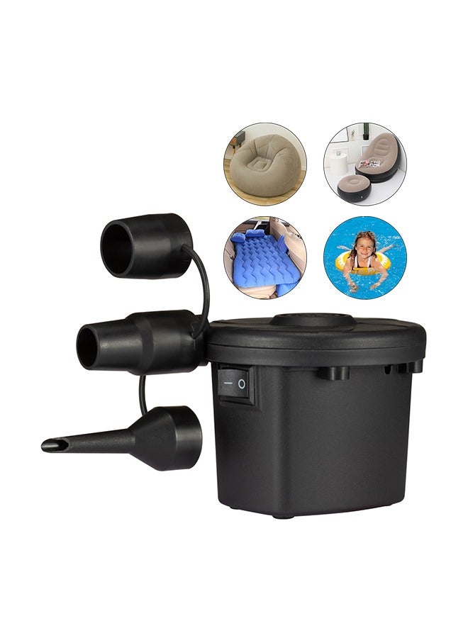 ميجا مضخة هواء كهربائية قابلة لإعادة الشحن، صغيرة محمولة، قابلة للنفخ والتفريغ، متعددة الاستخدامات، مناسبة للأرائك/ألعاب المسابح/مراتب التخييم. - Image 1
