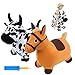 EKEPE Bouncy Hopper Cow Horse 2 PCS Inflatable Hopping Outdoor Ride on Bouncy Animal Play Toys with Pump Birthday for Kids Toddlers Boys Girls 3 4 5 6 Years Old - Image 3