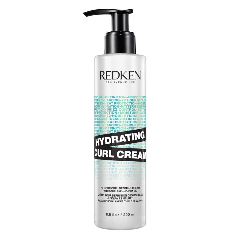 Redken Hydrating Curl Cream - 72 Hour Curl Definition, Heat Protection up to 450Â°F, Hydrates & Reduces Frizz, With Squalane & Jojoba Oil - Image 1