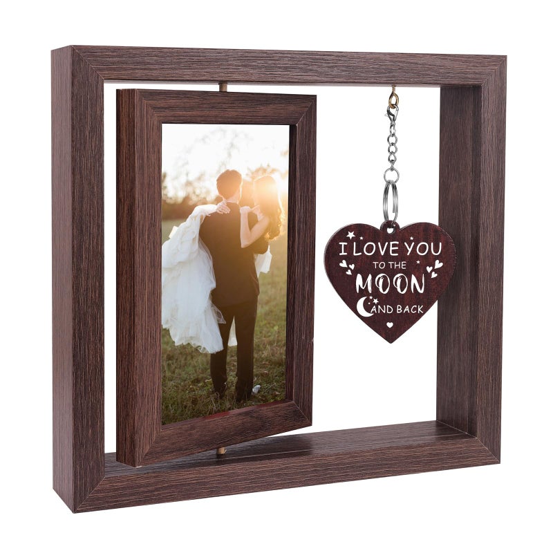 Boiveco Romantic Gifts for Him Her Boyfriend Girlfriend Wife Husband Valentines Gifts Love Picture Frame 4x6 Birthday Anniversary Couples Gift for Women Men
