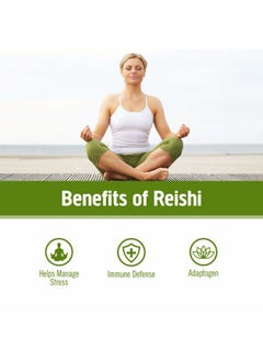 Om Mushroom Superfood Reishi Organic Mushroom Powder, 3.5 Ounce, 50 Servings, Adaptogen, Stress & Immune Support, Superfood Mushroom Supplement  - Image 3