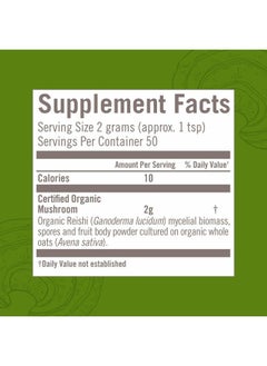 Om Mushroom Superfood Reishi Organic Mushroom Powder, 3.5 Ounce, 50 Servings, Adaptogen, Stress & Immune Support, Superfood Mushroom Supplement  - Image 4
