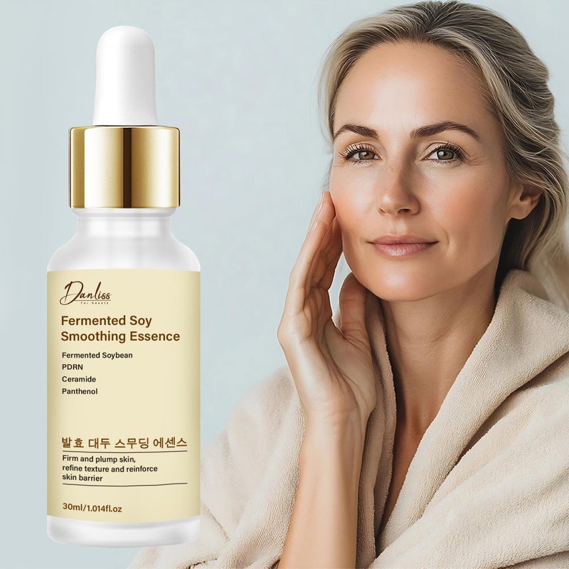Danliss Fermented Soy Smoothing Repair Serum 30ml - PDRN Ceramides for Firming and Refining Pores - Image 4
