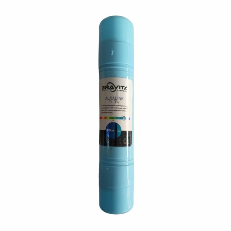 BRAVITA BRAVITA B12 Alkaline Filter and Mineral Cartridge Long Life 1218 Months for RO Water Purifiers with Connectors B12 Filter 12000L Capacity - Image 1