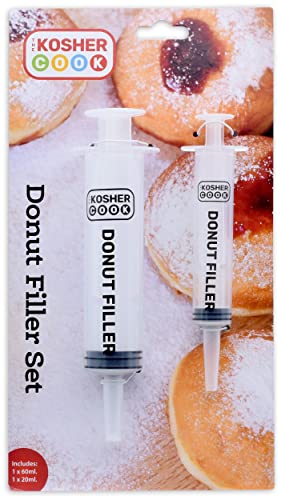 The Kosher Cook Set of 2 Donut Filling Injector - Kitchen Tools Pastry Injector - Plastic Durable Food Injector Syringe - Image 1