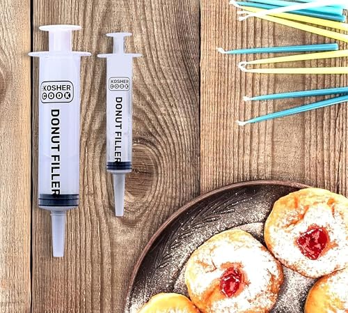 The Kosher Cook Set of 2 Donut Filling Injector - Kitchen Tools Pastry Injector - Plastic Durable Food Injector Syringe - Image 3