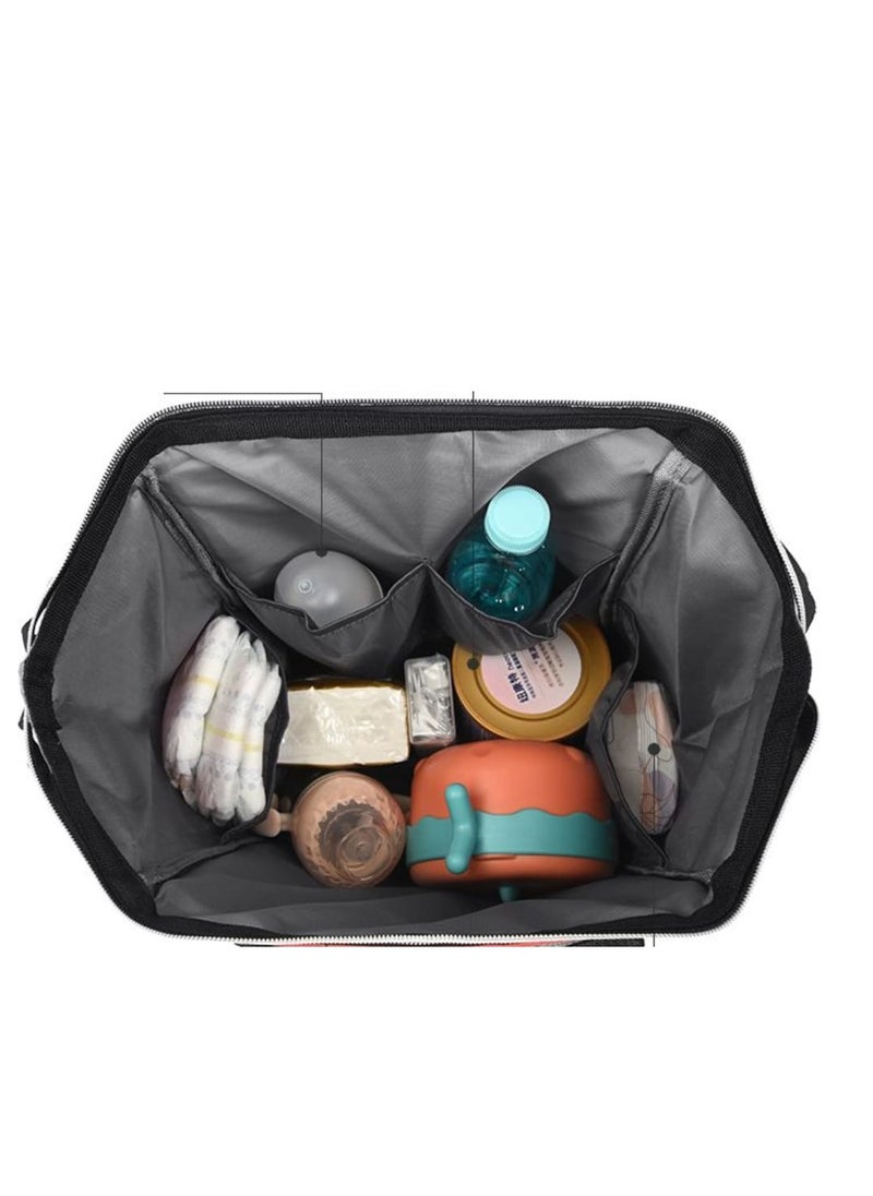 Generic Baby diaper bag, waterproof, suitable for carrying all baby items, with an attractive design and high quality (big)  - Image 3