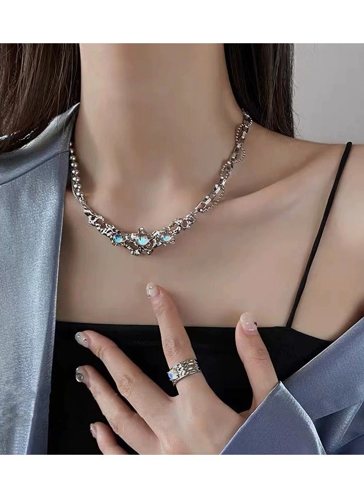 Goolsky Trendy Hip Hop Choker Necklace for Women – High-End Designer-Inspired Statement Chain, INS Style Minimalist Clavicle Jewelry  - Image 1