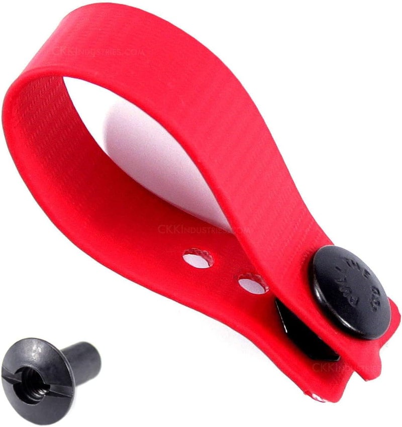 Holstex IWB Soft Belt Loops - w/Heavy Duty Rubberized Nylon Pull-The-Dot Security Snaps & Mounting Hardware - Holster Loops for IWB Carry - (Fit 1.25" to 2.00" Belts (Adjustable) - (Multi Colors) - Image 2