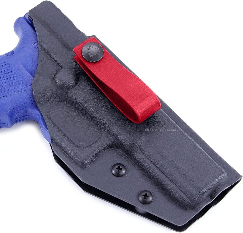 Holstex IWB Soft Belt Loops - w/Heavy Duty Rubberized Nylon Pull-The-Dot Security Snaps & Mounting Hardware - Holster Loops for IWB Carry - (Fit 1.25" to 2.00" Belts (Adjustable) - (Multi Colors) - Image 3