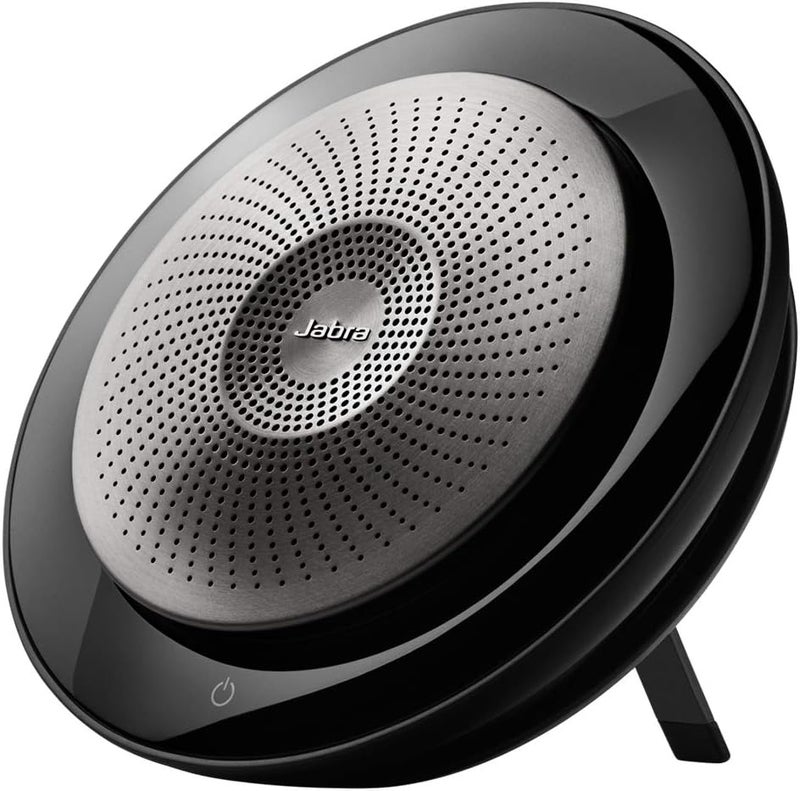 جابرا سماعة Jabra Speak 710 اللاسلكية بتقنية Bluetooth م�� محول USB Link 370 – سماعة محمولة مخصصة للاجتماعات توفر جودة صوت ممتازة، معتمدة للاستخدام مع منصات Zoom وGoogle Meet. - Image 1