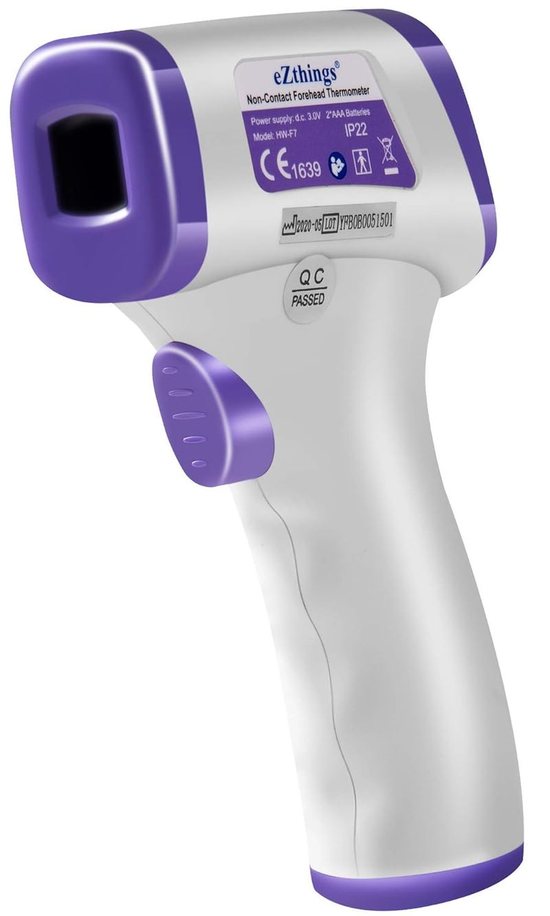 REED مقياس حرارة بالأشعة تحت الحمراء عالي الجودة بدون تلامس مع شاشة LCD للمكاتب الطبية والمستشفيات - Image 5