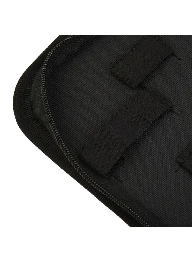 Black Oxford Cloth Tool Bag For Electricians With Multiple Compartments Hardware Repair Organizer - Image 2