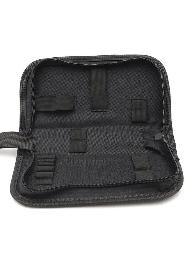 Black Oxford Cloth Tool Bag For Electricians With Multiple Compartments Hardware Repair Organizer - Image 1