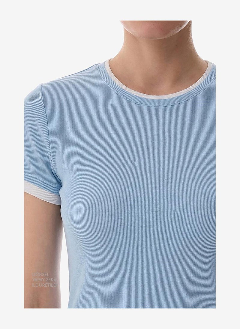 Penti Women Basic Layer Short Sleeve T-Shirt Dark Blue - Image 3