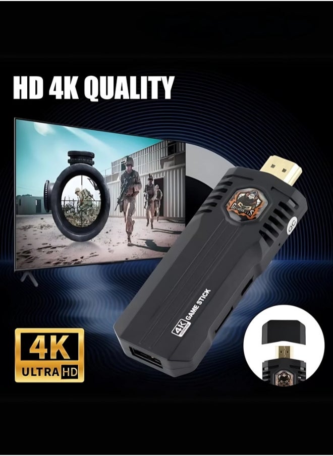 X8 pro 4K Retro Game Console 30000+ Video Game Stick +2x Wireless Controllers