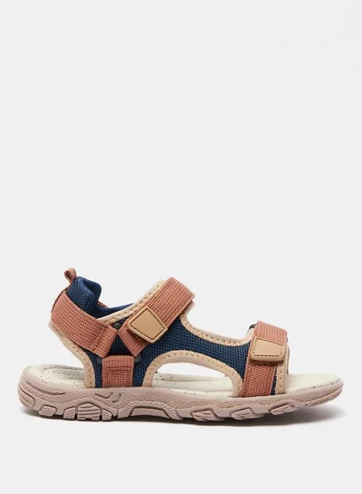 Mister Duchini Textured Floaters with Hook and Loop Closure