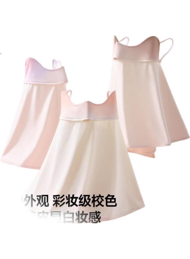 Beneunder Sun Protection Mask Women'S Neck Protection Uv Protection Face Mask Bikini Momo Black Al340 - Image 1